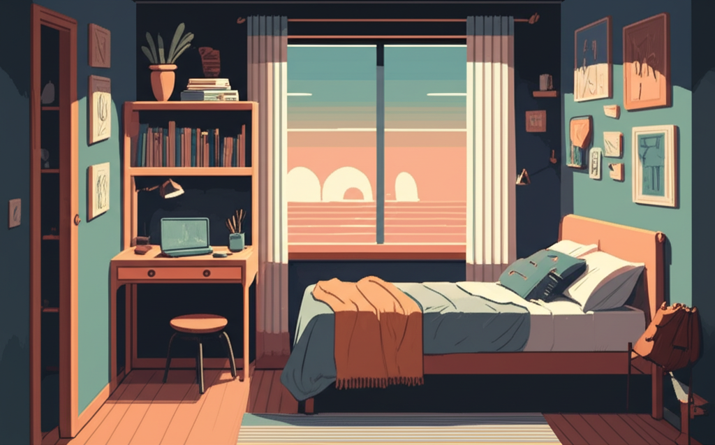 Quarto da residência